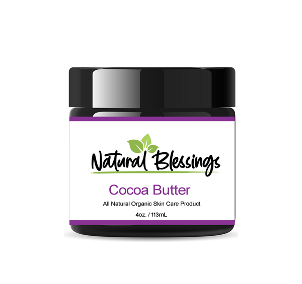 Natural Blessings Cocoa Butter moisturizer for dry skin, scars, and stretch marks