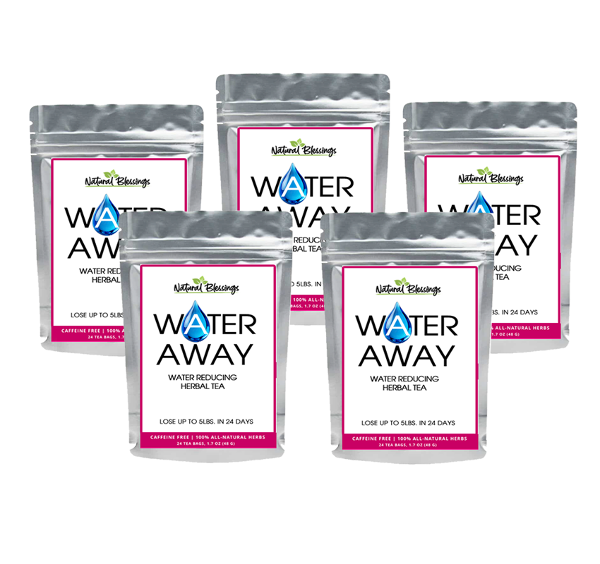 Water Away - Water Reducing Herbal Tea - 5pk