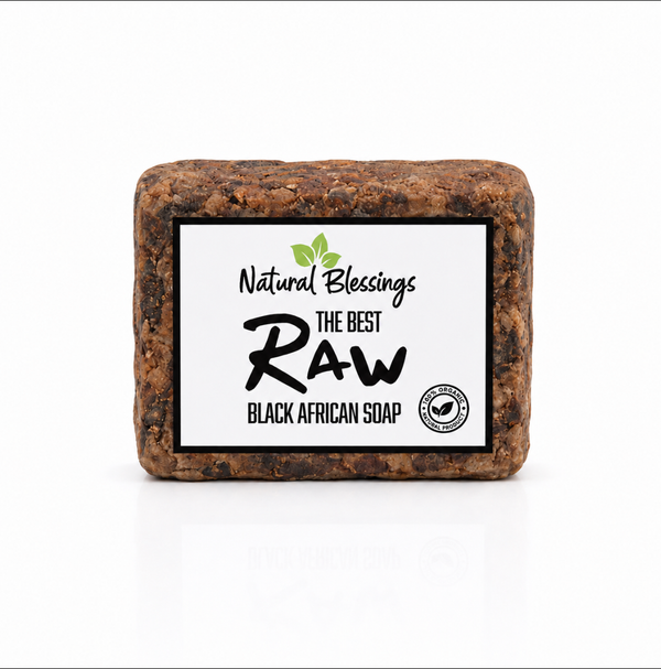Best Raw Organic African Black Soap Bar