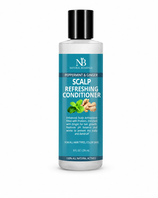 Peppermint Ginger Anti Dandruff Conditioner - photo1 white bg