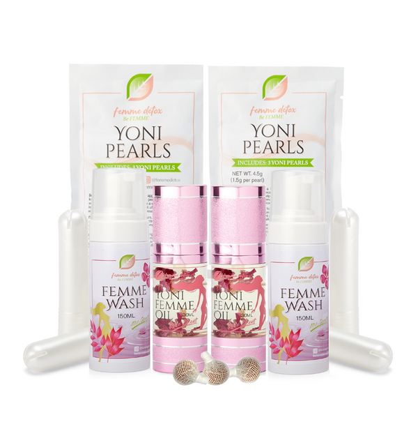 $60  - Femme Wash, Oil, & Yoni Pearls w/Gliders, get 1 FREE