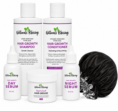 TSA Approved: Rapid Action Hair Growth Kit w/Free Satin Bonnet