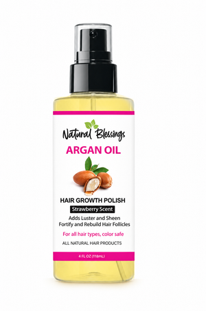 Argan Oil Hair Growth Polish (Strawberry Scent)