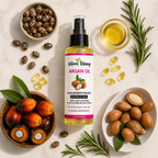 Argan Oil, Bonnet, Brush