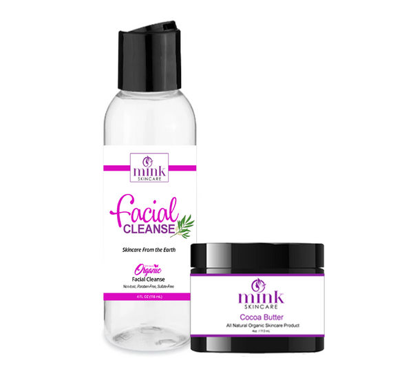 Facial Cleanse + Cocoa Butter