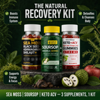 Mrs Riley Natural Daily Wellness Kit - All Natural Soursop Gummies and Supplements
