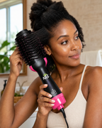 Hot Air Blow Dryer Brush - photo2 lifestyle