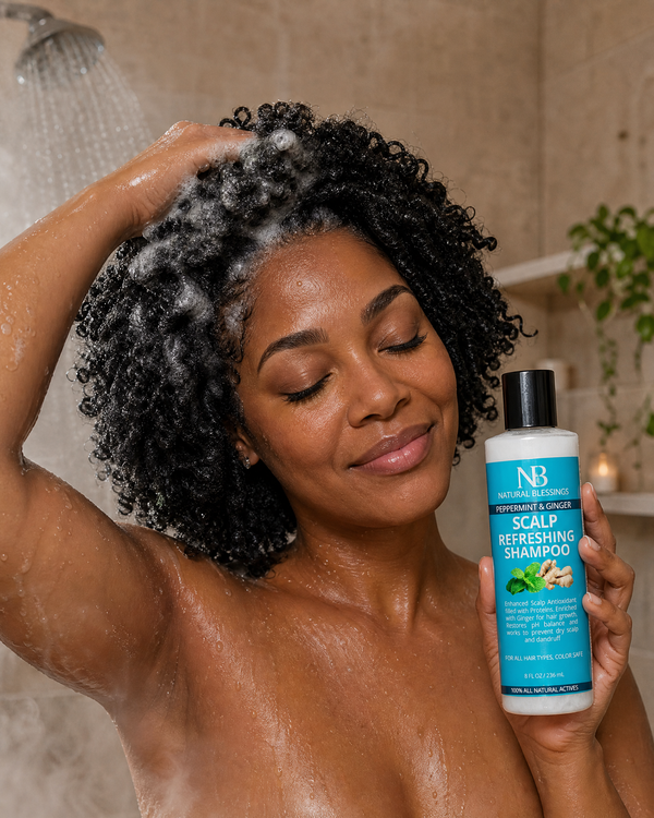 Peppermint Ginger Anti Dandruff Shampoo - photo2 lifestyle