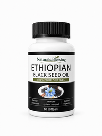 Naturals Blessing Ethiopian Black Seed Oil Softgels
