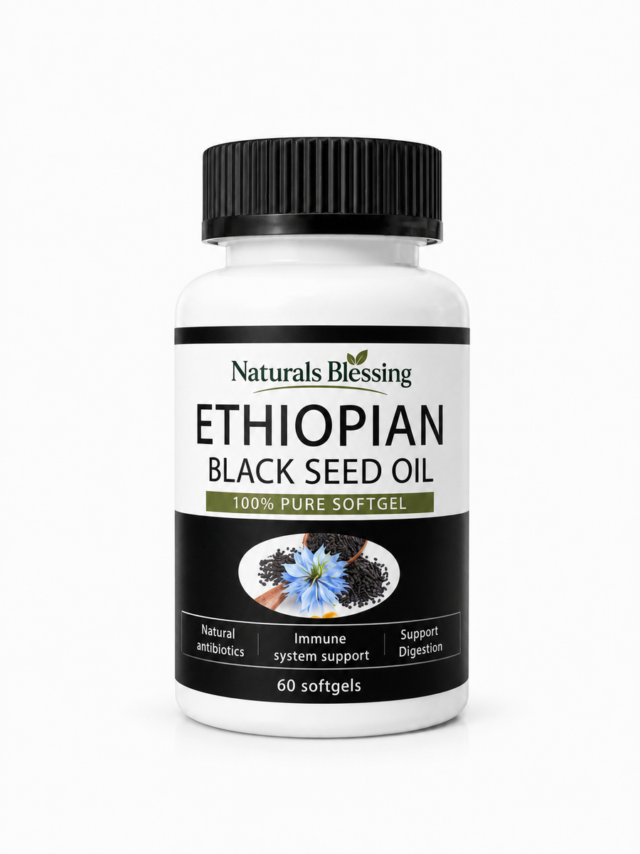 Naturals Blessing Ethiopian Black Seed Oil Softgels bottle