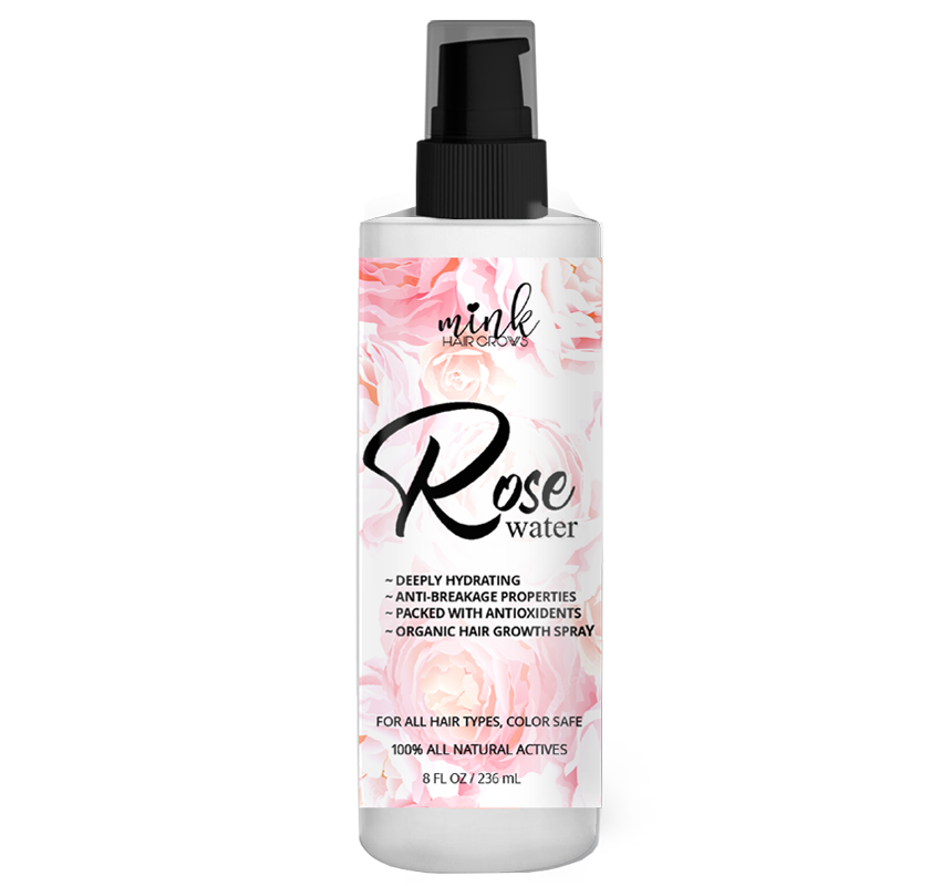 5pk - Rose Water Anti-Breakage Hair Growth Spray & Rinse